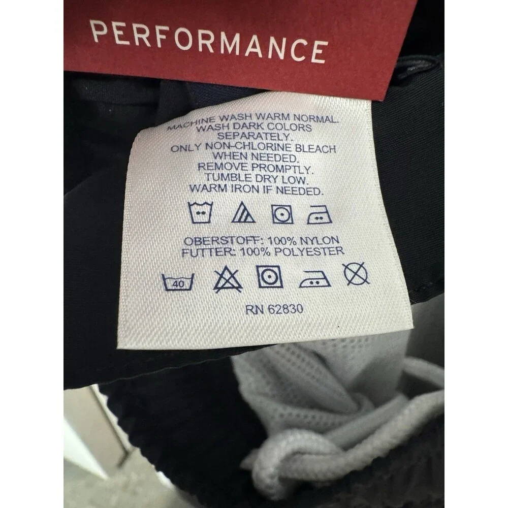 Land’s End Men’s 2XL Black Swim Trunks New With Tags 44 - 46